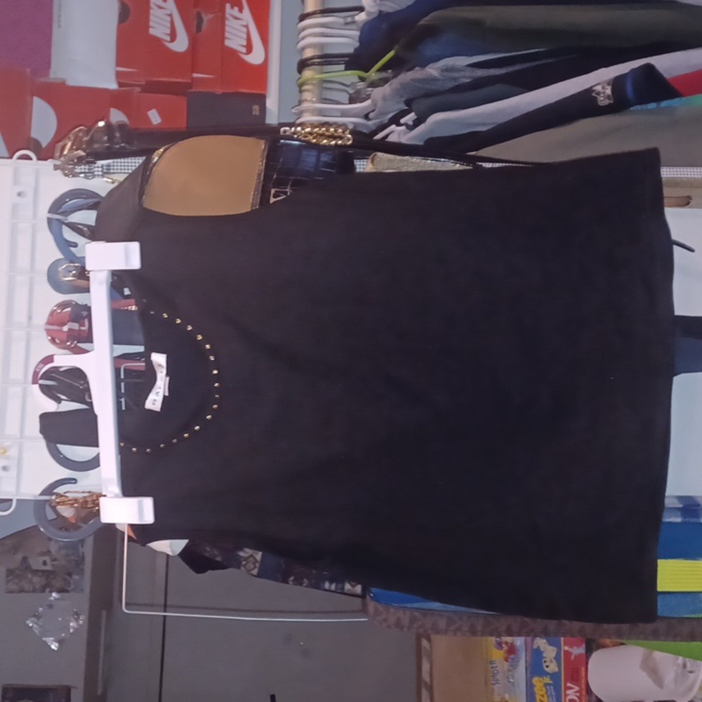 Black dress shirt